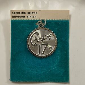 Vintage Sterling Silver Charm/Pendant “Charming 17”
